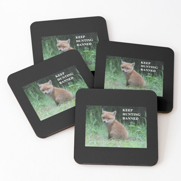 Item preview, The Fox cub  keep hunting banned designed and sold by GianluigiBuffon.