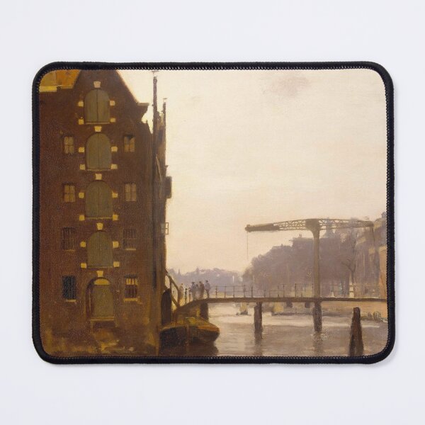 Item preview, Willem Witsen - Storehouses along a Canal in Amsterdam designed and sold by ArtExpression.
