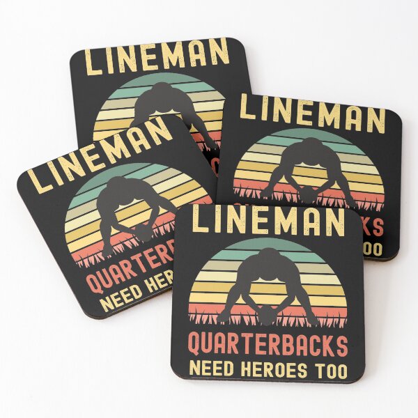 Item preview, Lineman Because Quarterbacks Need Heroes designed and sold by Fabvity.