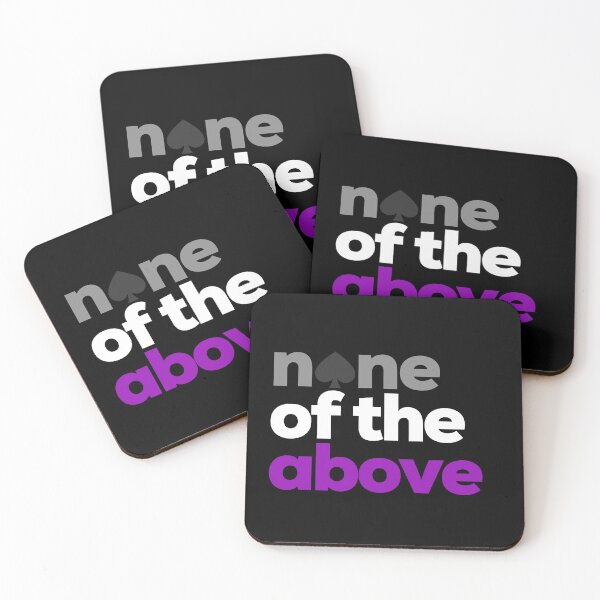 Item preview, Ninguna de las anteriores. Orgullo asexual designed and sold by Subtle Pride Shop.
