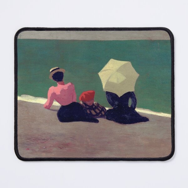 Item preview, Félix Vallotton - On the Beach - Sur la Plage designed and sold by ArtExpression.