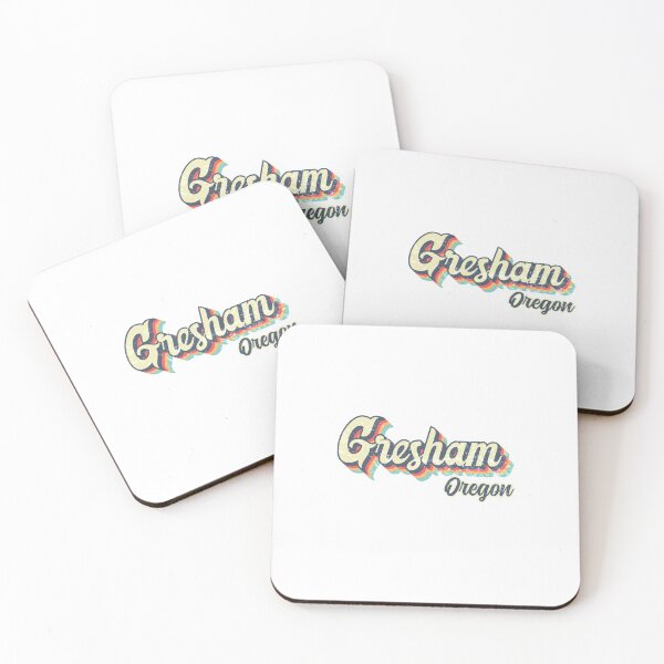 Item preview, Gresham city Oregon Retro Vintage 70s rainbow designed and sold by Teelogic.