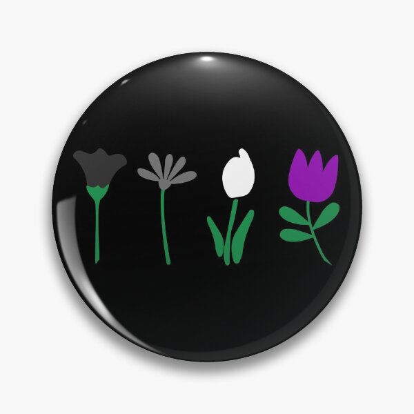 Item preview, Subtle Ace Pride Flowers. Asexual Pride designed and sold by Subtle Pride Shop.
