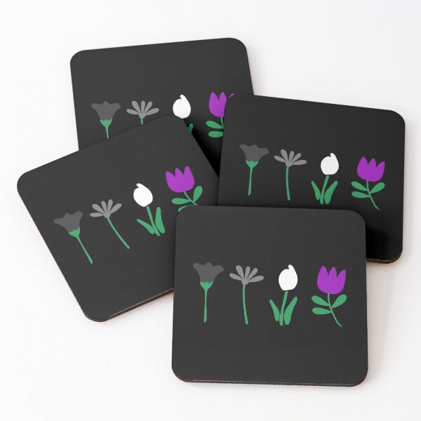 Item preview, Subtle Ace Pride Flowers. Asexual Pride designed and sold by Subtle Pride Shop.