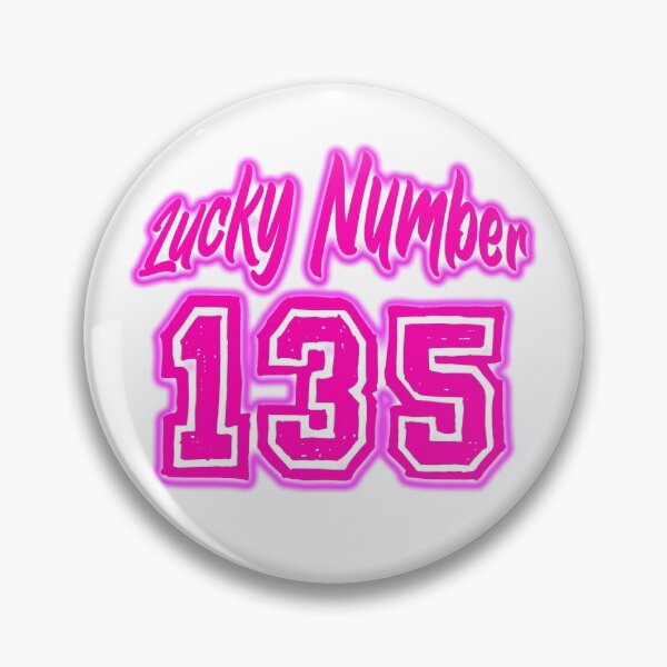 Item preview, Pink Lucky Number 135 designed and sold by swiftjace.