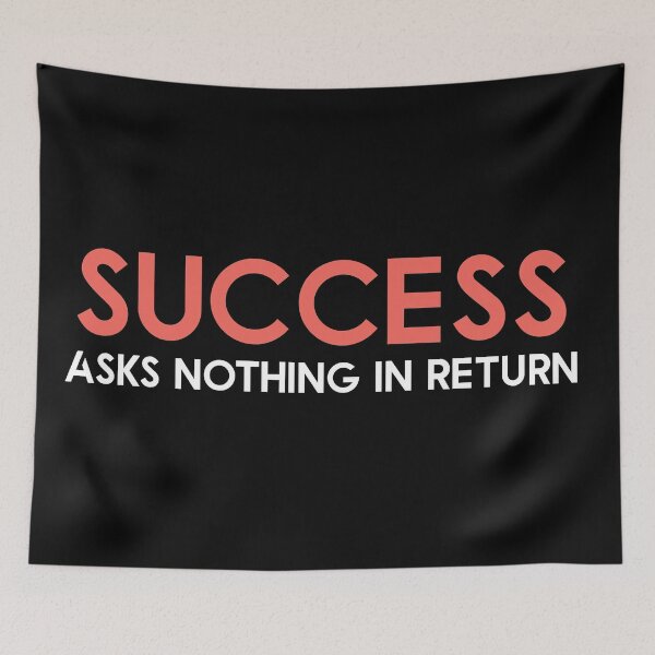 Item preview, success asks nothing in return - success designed and sold by cruzzcreation.