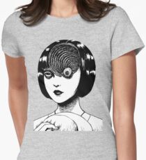 Woman With Special Eyeball Women's Fitted T-Shirt