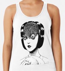 Woman With Special Eyeball Racerback Tank Top