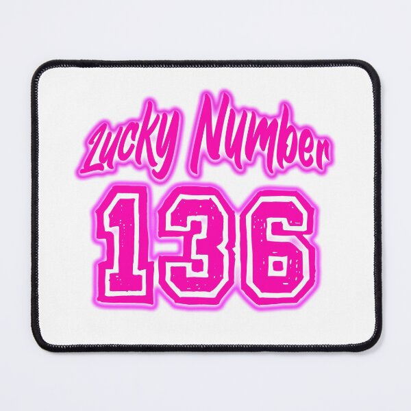 Item preview, Pink Lucky Number 136 designed and sold by swiftjace.