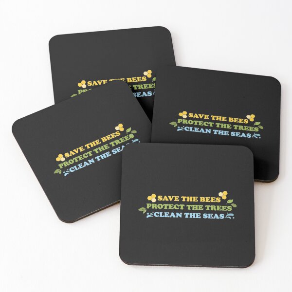 Item preview, Save The Bees Protect The Trees Clean The Seas designed and sold by GianluigiBuffon.