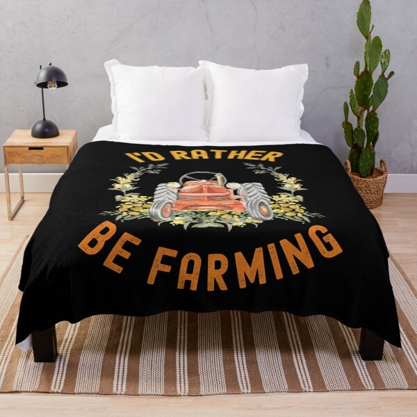 Item preview, I'd Rather Be Farming Funny Farming designed and sold by Fabvity.