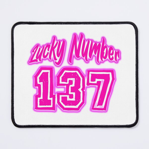 Item preview, Pink Lucky Number 137 designed and sold by swiftjace.