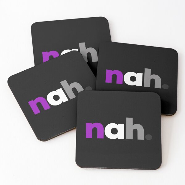 Item preview, Nah. Ace Pride / Asexual Pride designed and sold by Subtle Pride Shop.