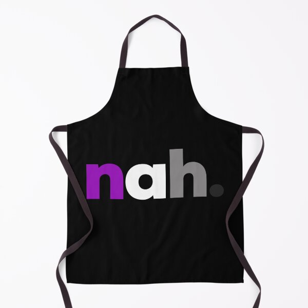 Item preview, Nah. Ace Pride / Asexual Pride designed and sold by Subtle Pride Shop.