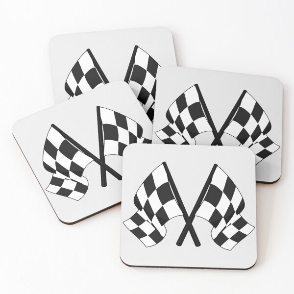 Item preview, Black and White Checkered Flag Racing Motorsports Finish Line designed and sold by teeworthy.