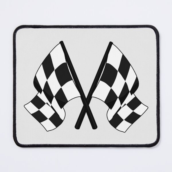 Item preview, Black and White Checkered Flag Racing Motorsports Finish Line designed and sold by teeworthy.