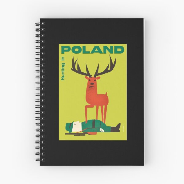 Item preview, Polish Vintage Anti Hunting in Poland Travel Poster designed and sold by GianluigiBuffon.
