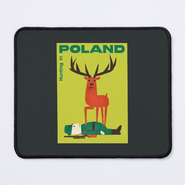 Item preview, Polish Vintage Anti Hunting in Poland Travel Poster designed and sold by GianluigiBuffon.