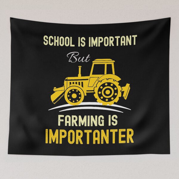 Item preview, School Is Important Farming Importanter designed and sold by Fabvity.