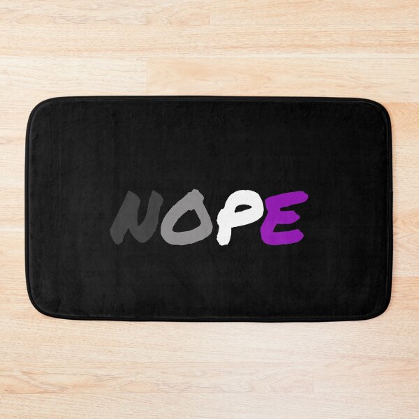 Item preview, Nope. Asexual Pride designed and sold by Subtle Pride Shop.