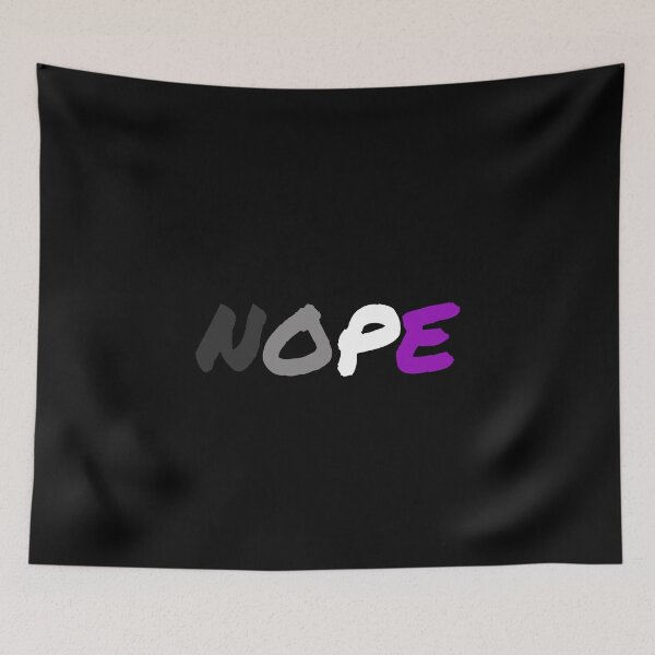 Item preview, No. Orgullo asexual designed and sold by Subtle Pride Shop.