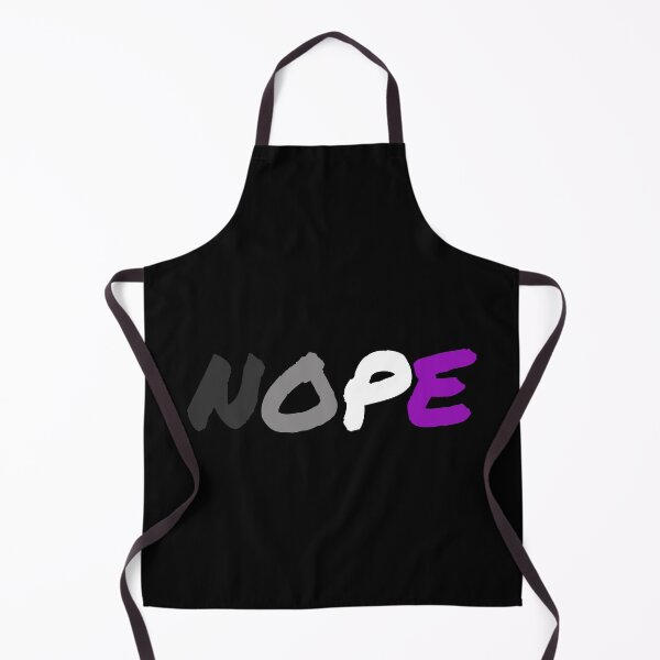 Item preview, Nope. Asexual Pride designed and sold by Subtle Pride Shop.
