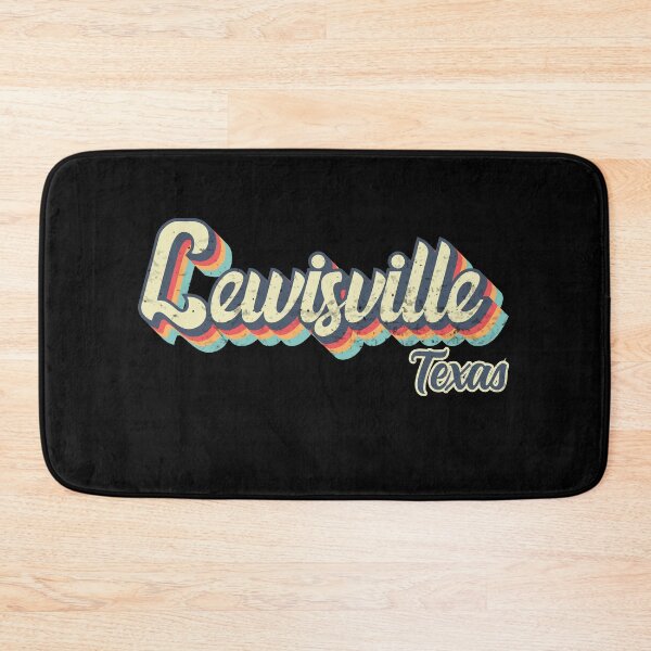 Item preview, Lewisville City Texas Retro Vintage 70s rainbow designed and sold by Teelogic.