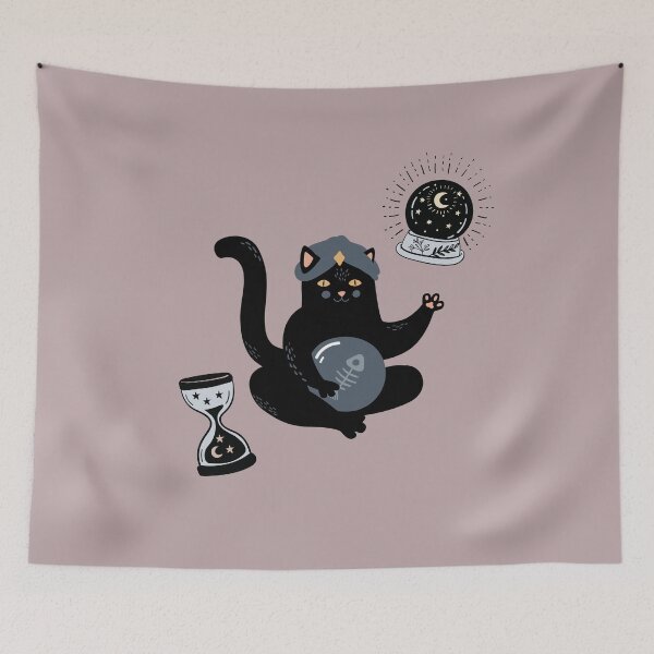 Item preview, Witch Black Cat designed and sold by mooneko.