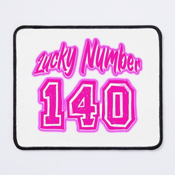 Item preview, Pink Lucky Number 140 designed and sold by swiftjace.