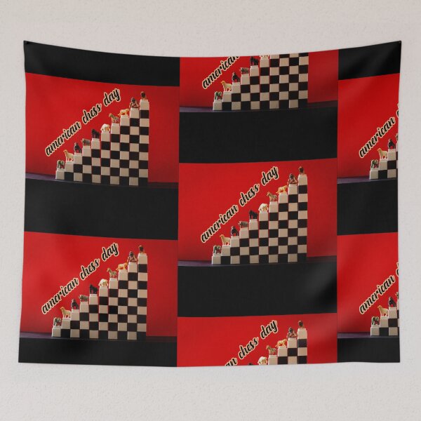 Item preview, american chess day designed and sold by Mohd wasim.