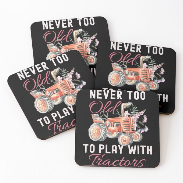 Item preview, Never Too Old To Play With Tractors designed and sold by Fabvity.