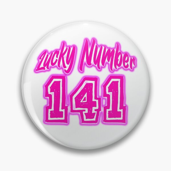 Item preview, Pink Lucky Number 141 designed and sold by swiftjace.