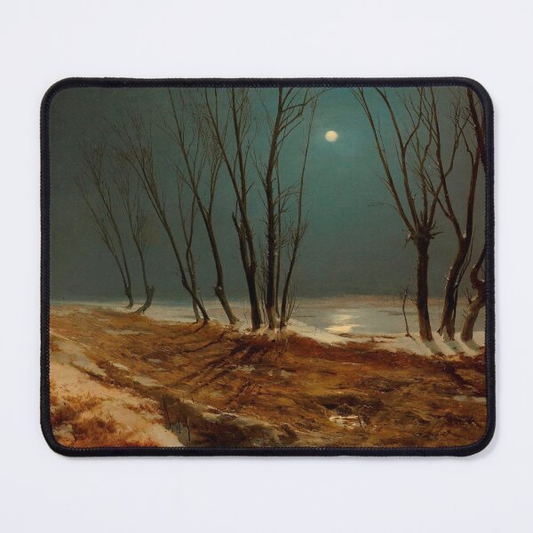 Item preview, Winter Landscape at Moonlight designed and sold by ArtExpression.