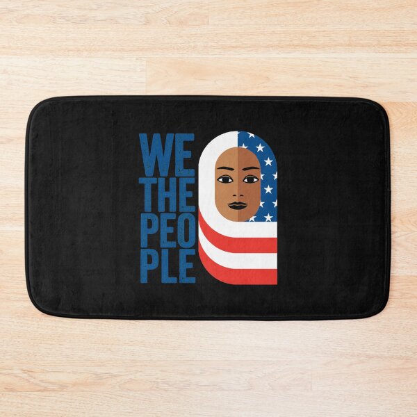Artikelvorschau, Muslimische Frau mit Hijab der amerikanischen Flagge entworfen und verkauft von GianluigiBuffon.