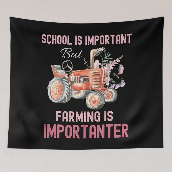 Item preview, School Is Important Farming Importanter designed and sold by Fabvity.