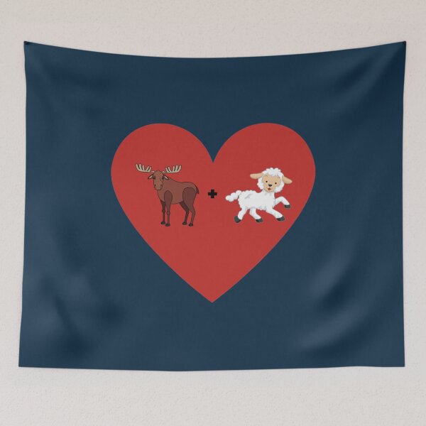 Item preview, Moose and Lamb Muslim Love designed and sold by GianluigiBuffon.
