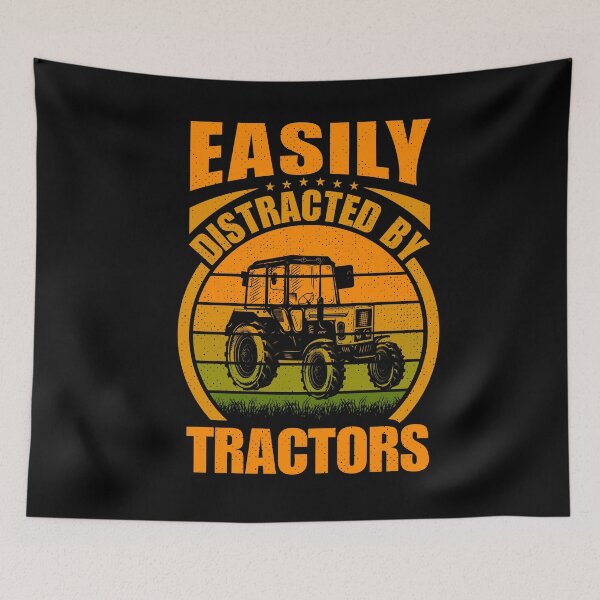 Item preview, Funny Easily Distracted By Tractors Farm designed and sold by Fabvity.