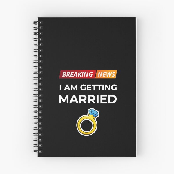 Item preview, Breaking News We are Getting Married - Engaged Couple Wedding Ring designed and sold by epicmarketing.