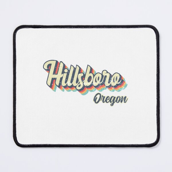 Item preview, Hillsboro city Oregon Retro Vintage 70s rainbow designed and sold by Teelogic.