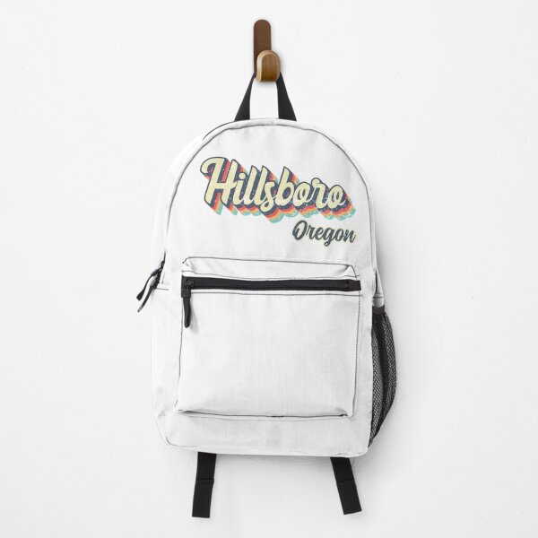 Item preview, Hillsboro city Oregon Retro Vintage 70s rainbow designed and sold by Teelogic.