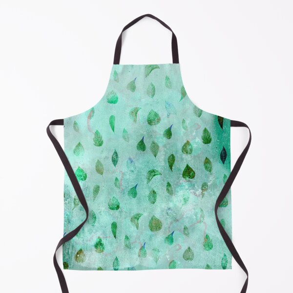 Item preview, Metallic Green Leaves on Green Background designed and sold by ColorsandShapes.