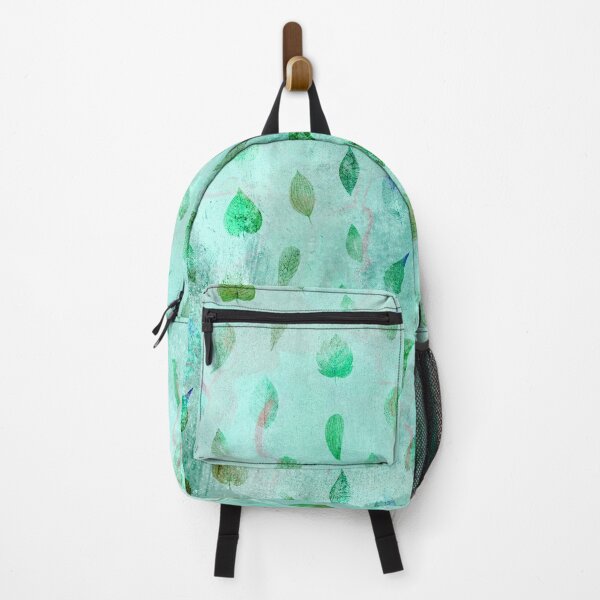 Item preview, Metallic Green Leaves on Green Background designed and sold by ColorsandShapes.