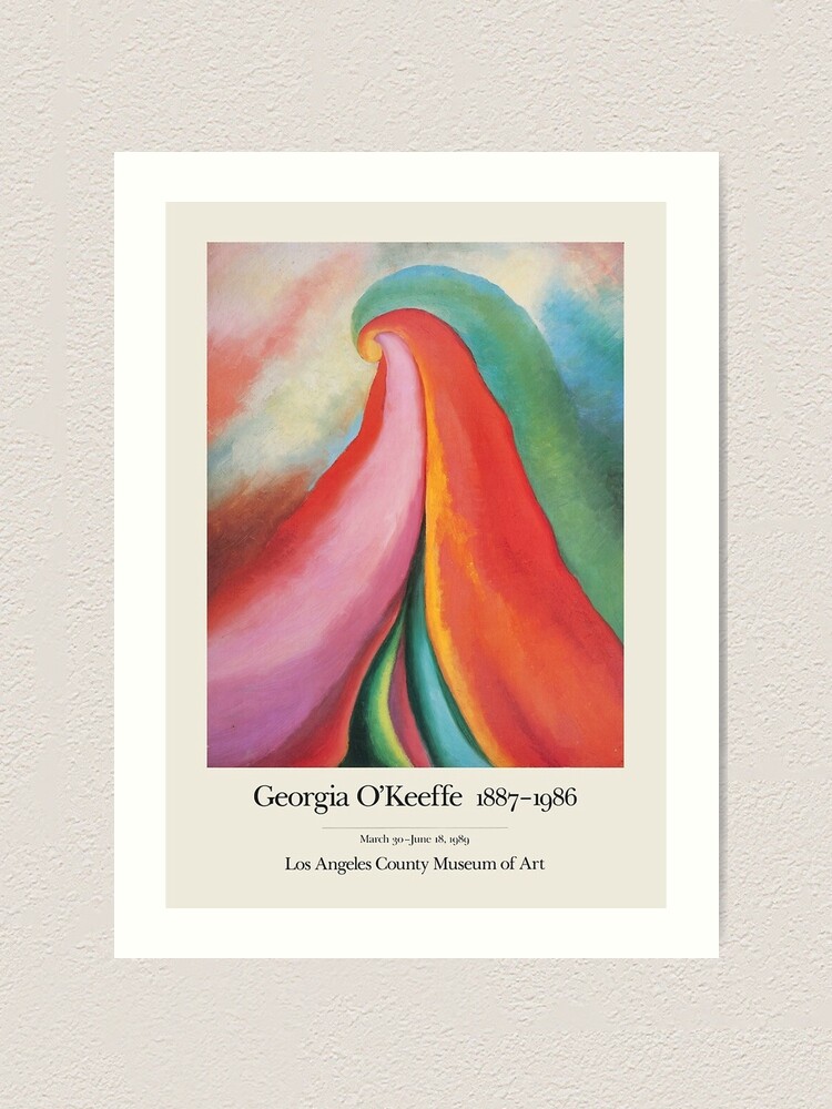 lærken Hurtig Overflod Georgia O'Keeffe Full Colour" Art Print for Sale by oneescanor | Redbubble