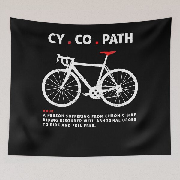 Item preview, Cycopath Funny Cycling And Bicycle Riders Bike Lovers  designed and sold by aiyaarma.