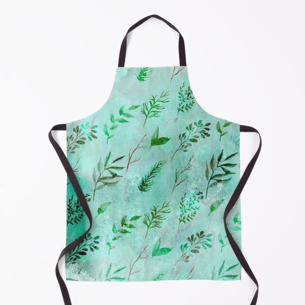 Item preview, Metallic Green Leaves on Green Background designed and sold by ColorsandShapes.