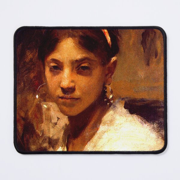 Item preview, John Singer Sargent - Head of a Capri Girl designed and sold by ArtExpression.