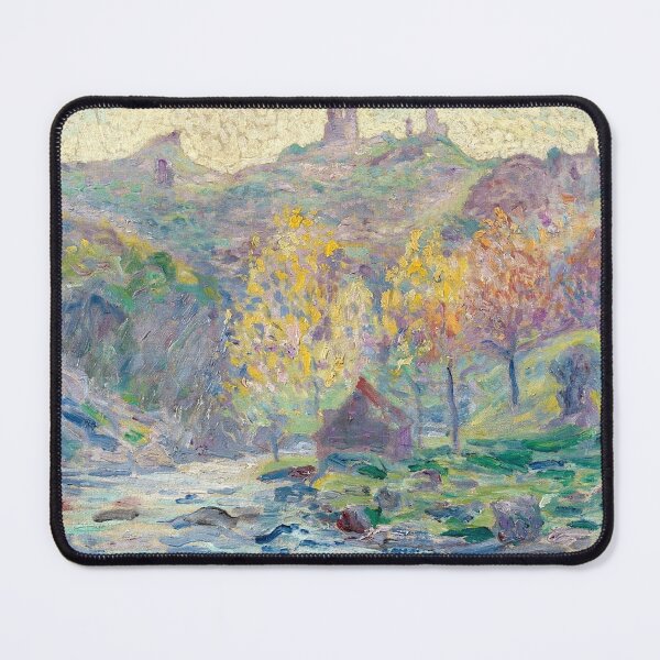 Item preview, Armand Guillaumin - Le Moulin Brigand et les ruines du Château de Crozant, Creuse designed and sold by ArtExpression.