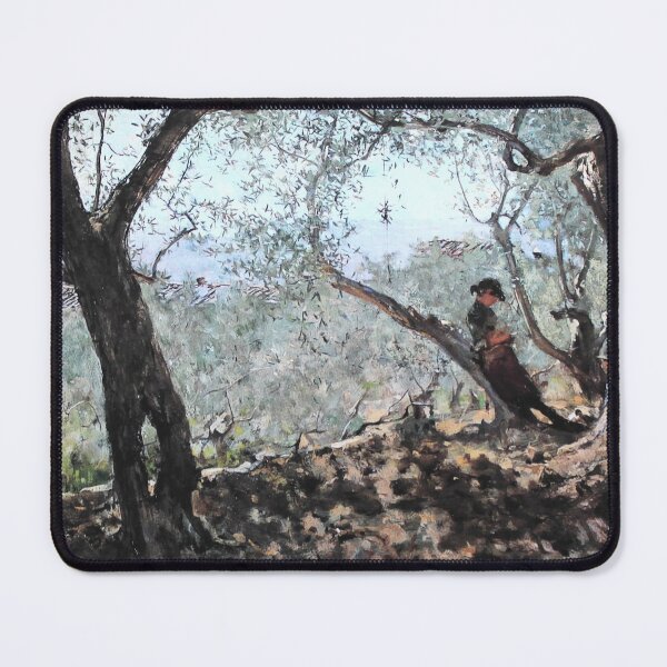 Item preview, Telemaco Signorini - Among the Olive Trees in Settignano - 1885 designed and sold by ArtExpression.