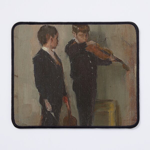 Item preview, Violin Lessons - Tom Roberts - 1889 designed and sold by ArtExpression.
