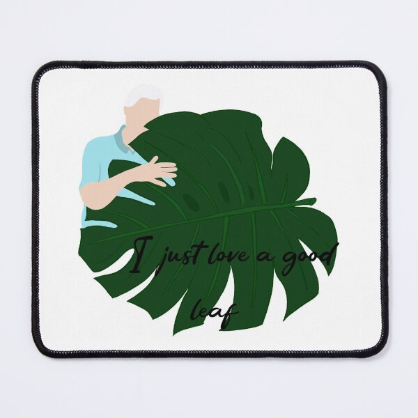 Item preview, David Attenborough and a Leaf Quote designed and sold by FreeOrca.